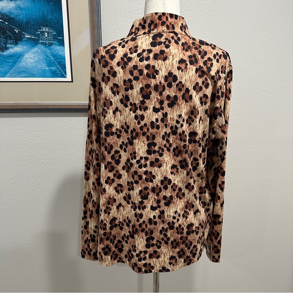 UIBKUL print, long sleeve mock neck, top size XXL - Picture 4 of 6